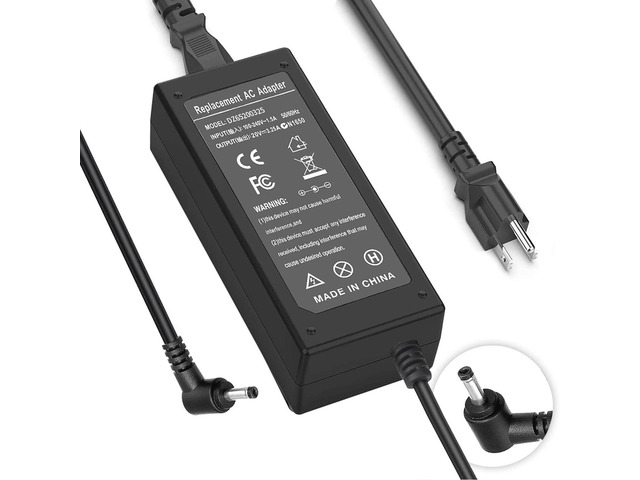 65W Power Cord for Lenovo IdeaPad Charger,IdeaPad 1 3 5,Slim 3 5 7,Flex 4 5 Compatible with Lenovo Laptop Charger Round Tip, Flex 6 11 14 15,V14...