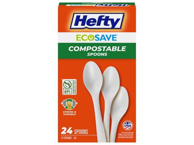 Hefty ECOSAVE Compostable Spoons, 24ct