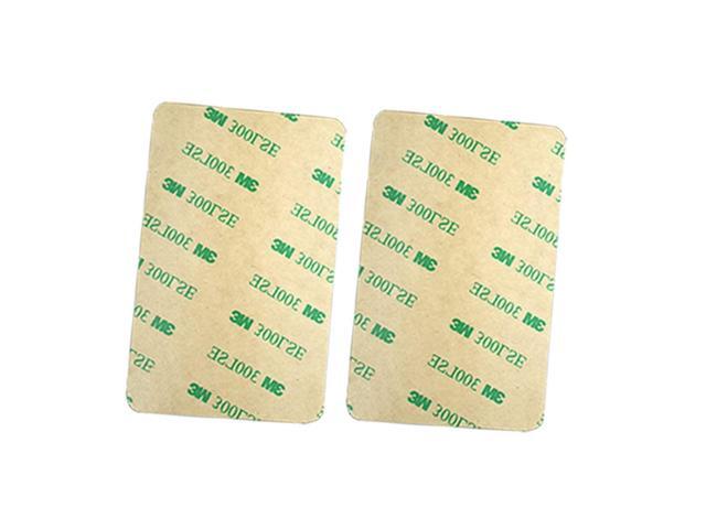 M-Plateau sticky wallet for back of phone Slim Adhesive (Clear)