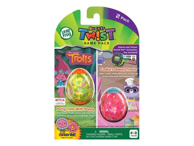 LeapFrog RockIt Twist Dual Game Pack: Trolls Party Time With Poppy and Cookie's Sweet Treats