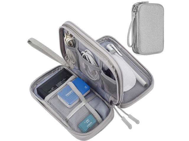 CAAORDKSO Travel Essentials Electronics Organizer Case Tech Pouch, Cord Organizer Travel Cable Organizer Bag for Travel Accessories, Charger,.
