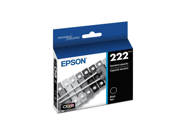 222 Genuine Ink Standard Capacity Black Cartridge T222120 Works with WorkForce WF-2960 and Expression XP-5200 Inkjet Printers