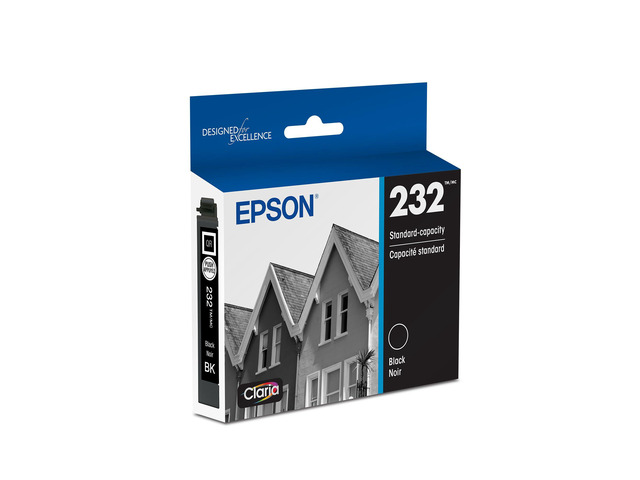 232 Genuine Standard Capacity Black Ink Cartridge T232120 Works With XP-4200 XP-4205 WF-2930 WF-2950 Printers