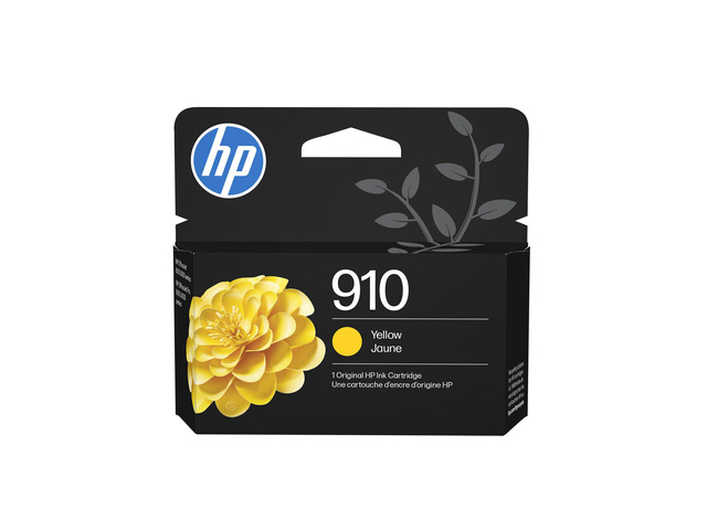 910 Yellow Ink Cartridge Works with OfficeJet 8010, 8020 Series, OfficeJet Pro 8020, 8030 Series Eligible for Instant Ink 3YL60AN