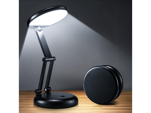 Cordless Lamp, 3600mAh Battery Operated Lamp, Rechargeable Lamp 3600mAh Battery, 200H Use, 10 Brightness Levels, Foldable Design, Wireless...