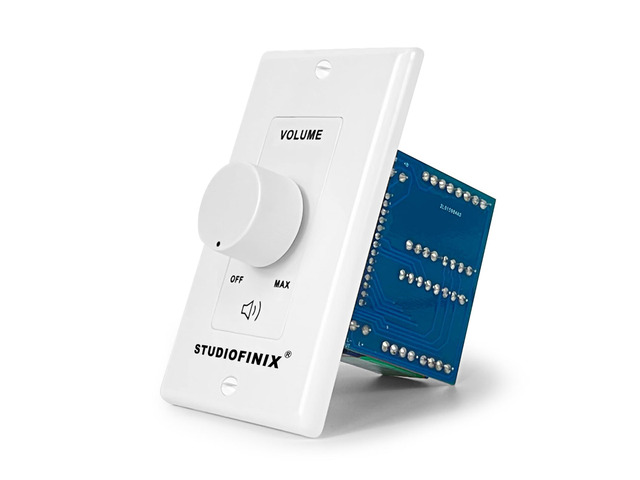 100W in Wall Volume Control Knob Matching Impedance - Home Audio Smart Speaker Stereo Controller Switch for Home Theater Indoor/Outdoor Remote...