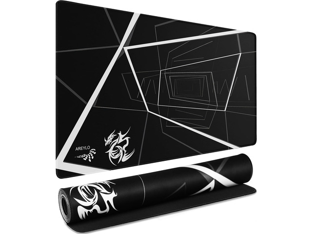 Mouse Pad Large, Waterproof Extra Large Gaming Mousepad with Stitched Edges, 31.5' x 15.7' Non-Slip Rubber Base Office Big Long Keyboard Pad for...