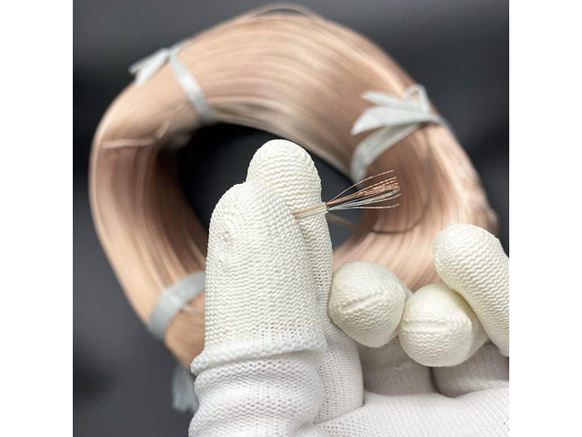 22 24 26 30 awg Copper Wire Copper Core 2P Transparent Parallel Wire 15ft Lighting Gold Silver Crystal LED Wire Chandelier Speaker kabels (22 awg...