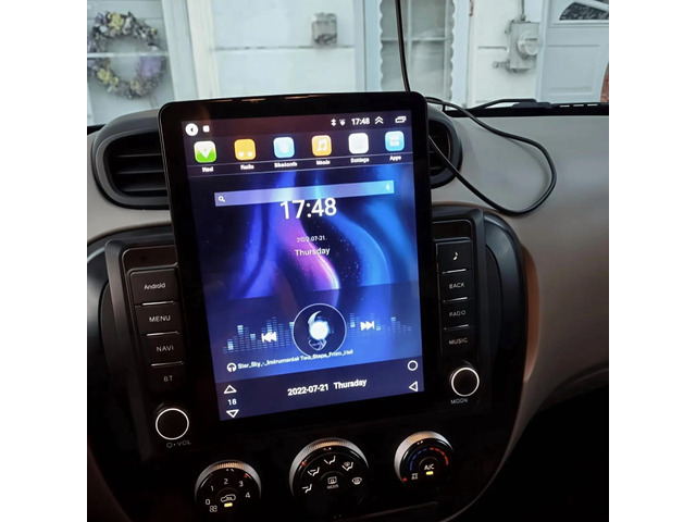 9.7 Inch Double Din Car Stereo Radio with CarPlay 4 LED Backup Camera for Kia Soul 2014-2019-High-Speed 2GB RAM 32GB ROM - Touchscreen Car Player...