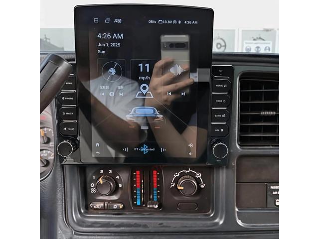 9.7 Inch Double Din Car Stereo Radio with CarPlay 4 LED Backup Camera for Chevrolet for Avalanche 1500 / 2500 -High-Speed 2GB RAM 32GB ROM -...