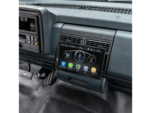 9 Inch Single Din Car Stereo 12V Wireless CarPlay GPS Navigation Radio with Backup Camera Compatible with For Chevy For Impala SS 1994-1996