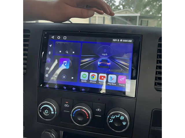 8' Car Radio Stereo Head Unit Fit for GMC for Sierra 2007-2013 GPS Navigation Bluetooth Backup Camera Input-High-Speed 2GB RAM 32GB ROM -...