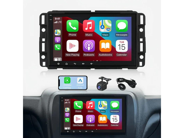 8 Inch Car GPS Navigation Radio for Chevrolet for Silverado 1500HD/2500HD/3500HD 2007-2014 Touchscreen Bluetooth-High-Speed 2GB RAM 32GB ROM -...