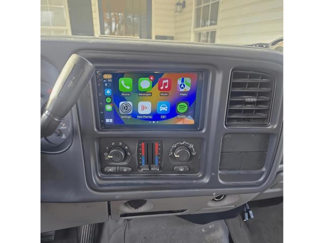 7' Android 15 Touch Screen Car Radio for Chevy for Silverado C/K 2003-2006 2G+32G Wireless CarPlay Android Auto GPS Navigation AHD Backup Camera.
