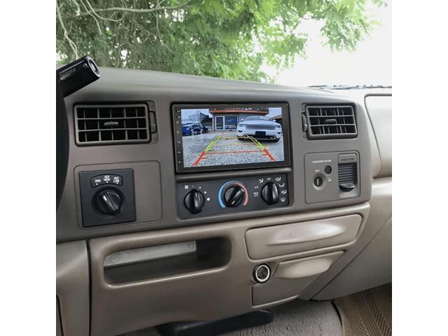 Android 15 Car Stereo for Ford F250 F-350 Super Duty 1999-2004 2G+32G Wireless CarPlay Android Auto GPS Navigation Head Unit with AHD Camera & Mic