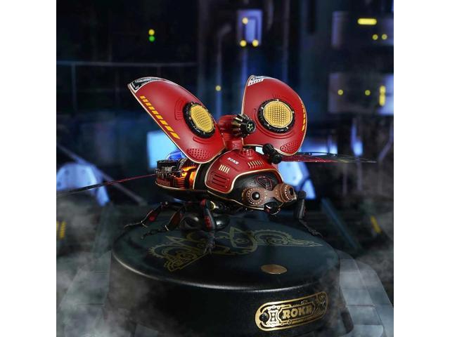 ROKR 3D Puzzle 147 Pieces Scout Beetle Model DIY ABS Metal Punk Style Gifts for Teen & Adult