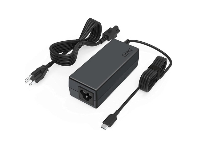 Laptop Charger 65W USB C Power Adapter Compatible with Dell Chromebook 3100 3110 5190 5300 3300 3380 3400 3500 Latitude 5400 5420 5430 5440 5520...