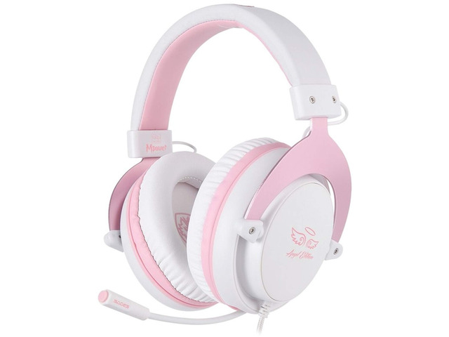 MPOWER Stereo Gaming Headset for PS4, PC, Mobile, Noise Cancelling Over Ear Headphones with Retractable and Flexible Mic & Soft Memory Earmuffs for...