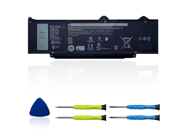 R73TC DR02P Laptop Battery Compatible with Dell Precision 3480 3580 Latitude 3340 3440 3540 5340 5540 5440 Series 2X1V9 GTG7N GRWKG KDM9P 54Wh...