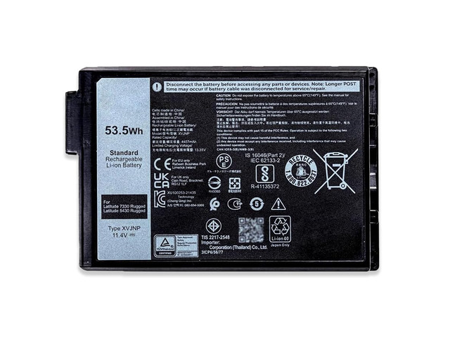 XVJNP Laptop Battery Compatible with Dell Latitude 5430 7330 Rugged Extreme P148G P148G001 P149G P149G001 Series 6JRCP 06JRCP M0TN3 0M0TN3 KD1CT...