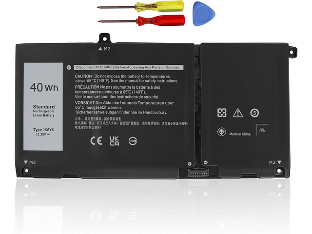40Wh JK6Y6 Battery for Dell Latitude 3410 3510 Vostro 5300 5401 5501 5502 for inspiron 5300 5301 5401 5402 5408 5409 5501 5502 5508 5509 5400...