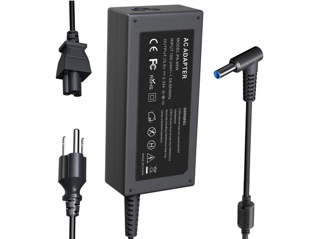 65W Blue Tip Laptop Charger for HP Probook 440 445 450 455 G10 G9 G8 Series Adapter for Probook 640 650 G5 G6 G7 G8 G9; Elitebook 830 835 840 845...