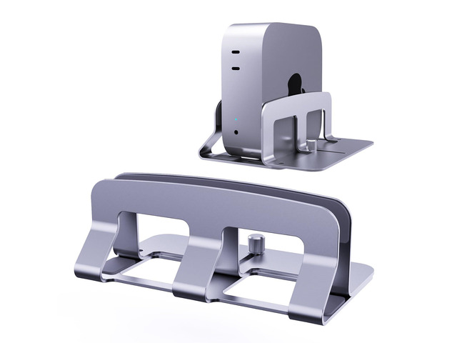 luminum Vertical Laptop Stand Dock Holder, Adjustable Slot Width 14-45mm Space-Saving Upright Storage,for MacBook Pro Air,Mac,HP,Dell, Mac mini...