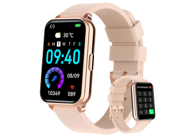Smart Watch Fitness Tracker Make/Answer calls for Women Men with Heart Rate Blood Oxygen Sleep Monitor Sports Modes Step Calorie Counter IP68...