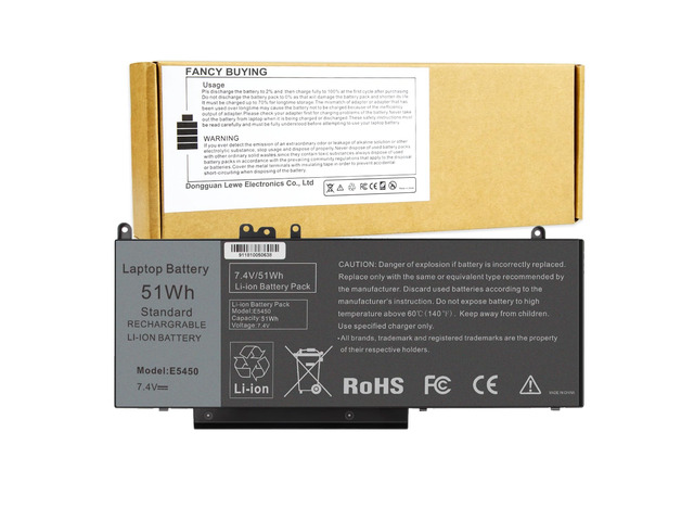 G5M10 Battery for Dell Latitude 14 15 E5450 E5550 E5250 P48G001 Series, 15.6 inch, WYJC2 0WYJC2 8V5GX R9XM9 1KY05 08V5GX VMKXM 5XFWC PF59Y TXF9M...