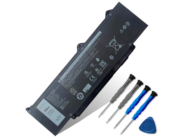54Wh DR02P R73TC Laptop Battery Compatible with Dell Latitude 5550 5540 5450 5440 Precision 3590 3580 3480 3490 Series 2X1V9 02X1V9 803W6 0803W6...