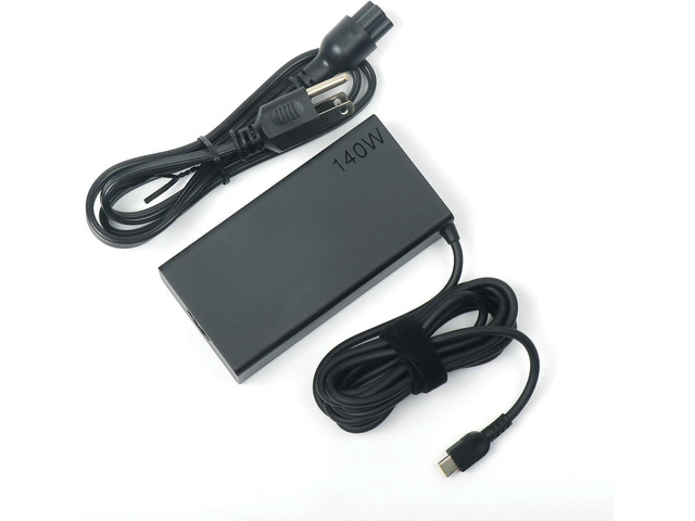 New Slim 140W Watt USB-C AC Charger Compatible with Lenovo Slim Pro 7 9, Yoga Pro 9 7 7i 9i, Legion 9, Legion Pro 5 5i 7 7i, ThinkPad Z16, Yoga...