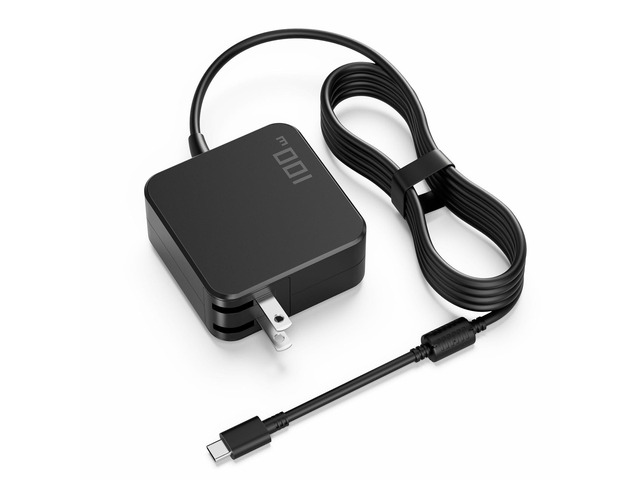 100W USB C Laptop Charger PD Fast Charging Power Adapter Compatible with MacBook Air/Pro 13, Dell XPS 13 Latitude, Lenovo ThinkPad Yoga IdeaPad, HP...