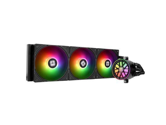Thermalright Aqua Elite 360 V6 ARGB Black CPU Liquid Cooler, 360 Cooling Row Size,3x120mm Water Radiator,AMD: AM4/AM5,Intel LGA115X/1200/1700/1851,...