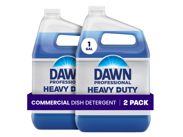 Dawn PRO Heavy Duty Manual Pot & Pan Detergent, Dish Soap (1 gal, 2 pack) Bulk Commercial Liquid Cleaning Concentrate for Dishwashing by Hand, Cuts...