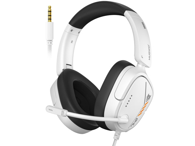 NUBWO HG04L Gaming Headset for Xbox Series X S/Xbox One, PS5/PS4, Switch 40mm Speakers, Clear Unidirectional Mic, 250g Lightweight, Soft Memory...