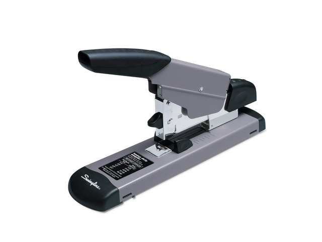Heavy Duty Stapler, 160 Sheet Capacity, Jam Free, Metal, Black and Gray (39005)