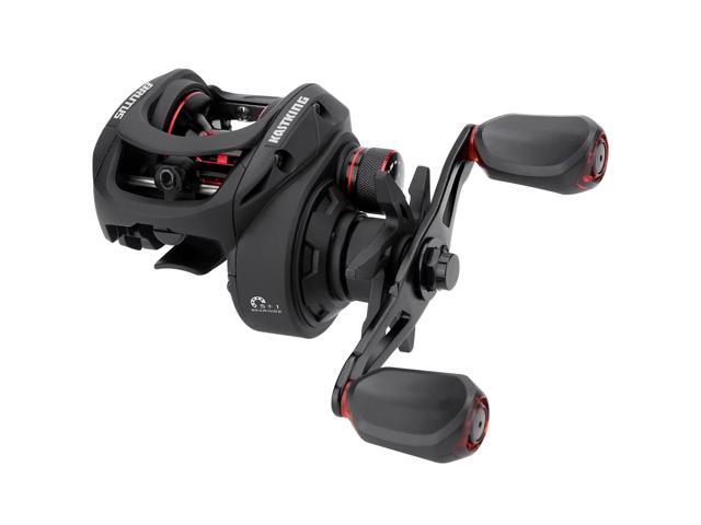 Brutus Baitcasting Fishing Reel, Graphite Frame, 7.2:1 Gear Ratio, 5+1 Shielded Stainless-Steel Ball Bearings,10 Button Magnetic Braking System,...