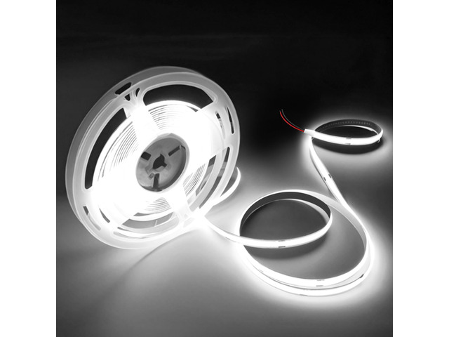 COB LED Strip Lights Daylight White 6000K,32.8ft 24V High CRI 95Ra+ Super Bright,Flexible Tape Lights for Bedroom,Mirror,Kitchen Cabinet, Living...