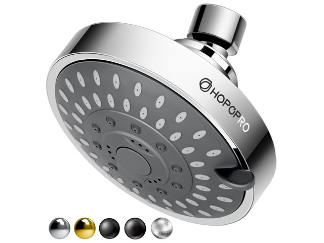 High Pressure Shower Head, 5-Mode Fixed Showerhead, NBC Recommended The Washington Post, NBC News, Today TV Show Recommended, Consumer Reports...