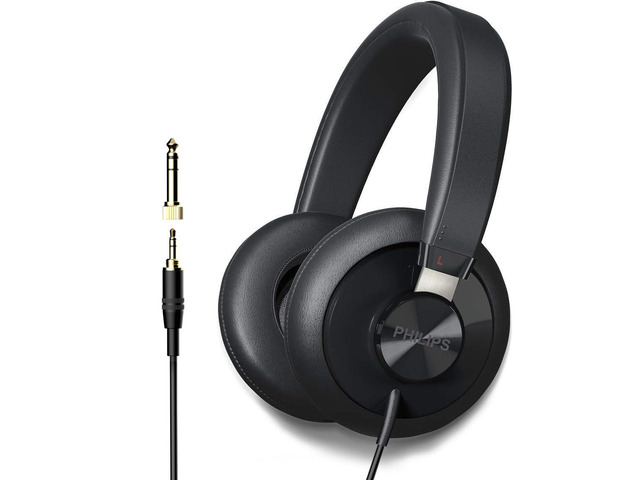 SHP6000 Wired Headphones Studio Monitor & Mixing DJ Stereo Headsets Over Ear Headphones Wired Noise Isolation with High Resolution Audio, Deep Bass