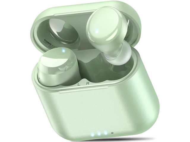 T6 Wireless Earbuds Bluetooth 5.3 Stereo Sound in Ear Headphones OrigX Stereo Deep Bass, 50H Playtime, Lighter Ear buds, IPX8 Waterproof, wireless...