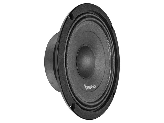 8 Inch Shallow Car Speaker 700 Watts TPT-MB8-4 Slim Shallow Profile 4 Ohm, PRO Midbass Car Audio Loudspeaker Compact for Doors (Single)