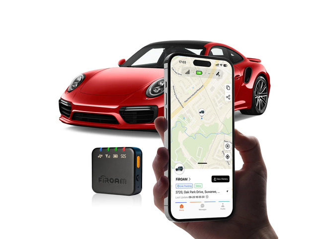 QuadTrack Hidden GPS Tracker for Vehicles, Trailers & Assets Real-Time Tracking, 4G LTE, 3-Year Standby Battery, Geo-Fence, SOS, iOS & Android,...