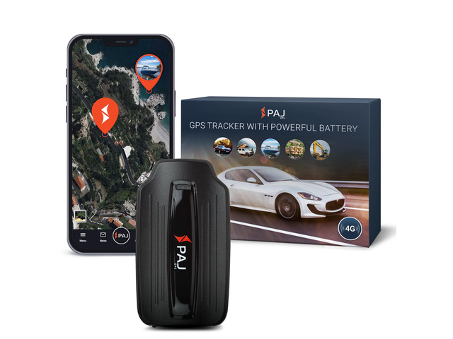 PAJ 4G Magnetic GPS Tracker for Cars, Trucks, Boats & Equipment Up to 90 Days Battery - Real-Time Vehicle Tracking - Live App Tracking - Geofence...