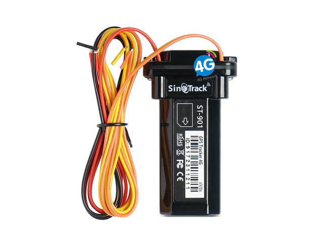 4G GPS Tracker for Vehicles, ST-901L LTE Mini GPS Tracker Waterproof Locator Real-Time Location Device for Car Motorcycle Truck Taxi with No...