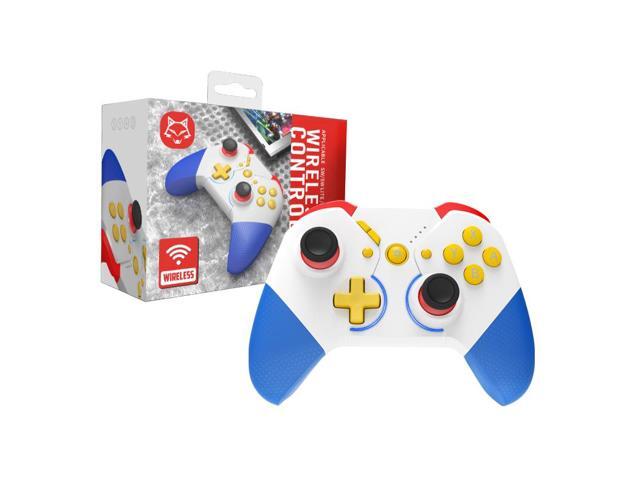 TOPWOLF Wireless Gaming Controller for Switch/Switch Lite/PC/iOS/Android/Steam, RGB Lighting, Programmable Back Buttons, 6-Axis Gyro, Wake-Up...