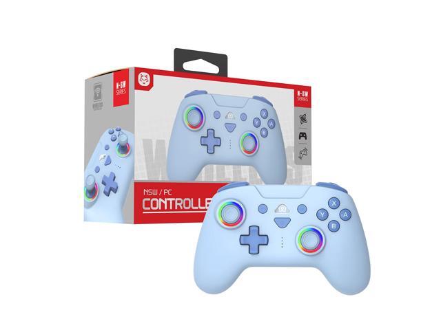 TOPWOLF Switch Bluetooth Game Controller Suitable for Pc/Steam Switch2 Wireless Controller, RGB, Lighting,6-Axis,TURBO Button, Blue