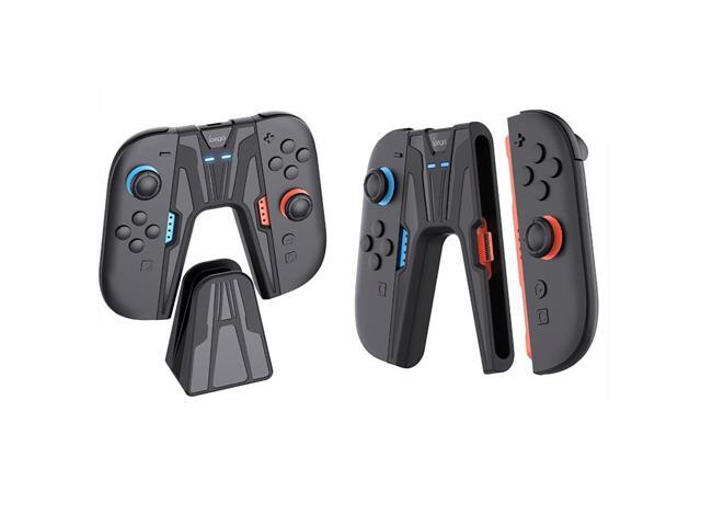 TOPWOLF Charging Grip + Storage Stand for Nintendo Switch 2, Magnetic Controller Grip for Joy-Con 2 Controller, Auto-Attachment with LED Indicator,...