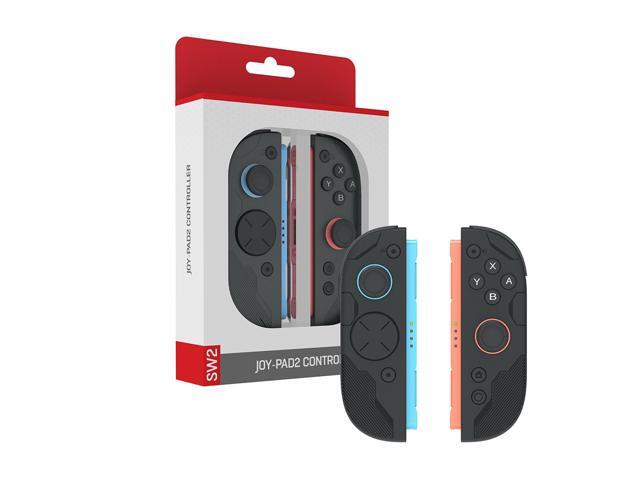 TOPWOLF Switch 2 JoyCon Replacement Wireless, Dual Vibration, 9Axis Gyro, CKey Social, OneKey Wake, 500mAh (15H)