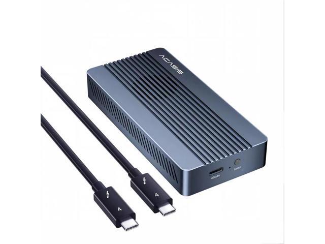 ACASIS 40Gbps M.2 NVMe SSD Enclosure with Cooling Fan, Aluminum USB4 External Hard Drive Case Compatible with Thunderbolt 4/3, Supports 8TB 2280...